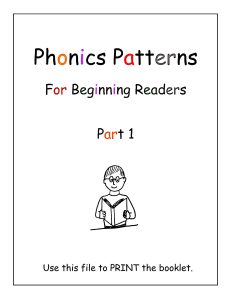 Phonics Patterns 1