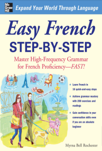 Easy French Step By Step Book