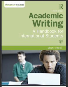 Academic Writing - A Handbook for International Students